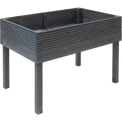Westmann Frieda Houten Plantenbak op poten 75x119x79 cm - Donkergrijs