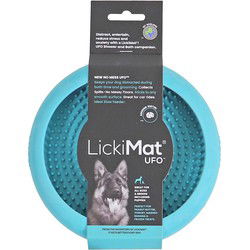 Lickimat likmat ufo hond 18x3 cm turquoise