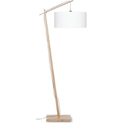 Vloerlamp Andes - Bamboe/Wit - 72x47x176cm