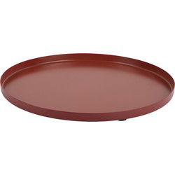 Present Time - Dienblad Servir Rond Small - Rode oker