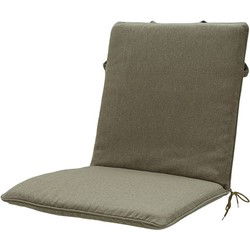 Stapelstoelkussen taupe eco nature buitenafwerking 97x49 (4 stuks)