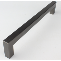 Deurgreep Joost - Gun metal - 192 mm - Industrieel - Handgreep - Kastgreep - Ladegreep