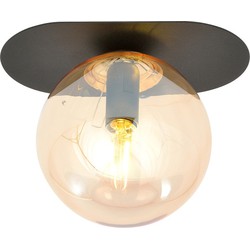 Moderne plafondlamp Borghese Zwart