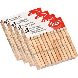 Wasknijpers - 192x - hout - knijpers - wasspelden - wasgoed ophangen - Knijpers