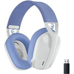 Logitech G435 LIGHTSPEED draadloze gamingheadset - WIT - Lichtgewicht Bluetooth met ingebouwde microfoon voor Dolby Atmos, pc, PS4, PS5, mobiel