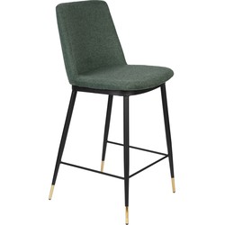 ANLI STYLE Counter Stool Lionel Dark Green