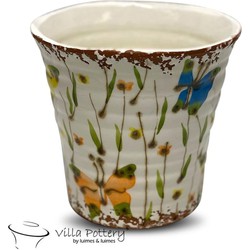 Villa Pottery  Pot-Vaas Babette Butterfly - 18x17