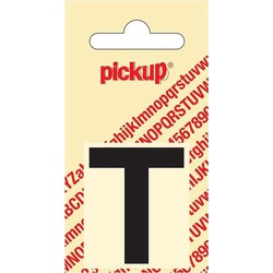 Plakletter Helvetica 40 mm Sticker zwarte letter t - Pickup