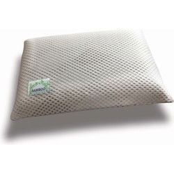 H2O Hoofdkussen 100% Pincore Latex Bamboe Hoes - 60x40x12cm
