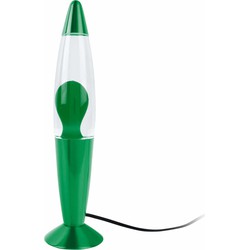 Tafellamp Funky Rocket Lava - Groen - Ø8.6x35.5cm