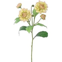 Dahlia Tak Groen/Paars 61 cm kunstplant