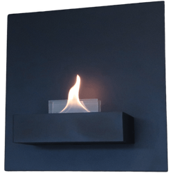 Tenderflame Square 90 Zwart Staal