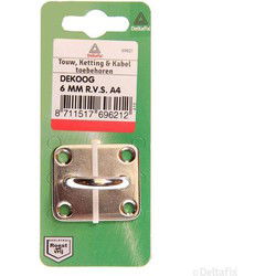 Dekoog 6mm rvs