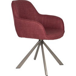 Eetkamerstoel Toye Rood - Giga Meubel - Set van 2