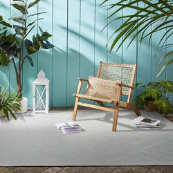 Algarve Indoor & Outdoor Crème vloerkleed - Scandinavisch Design - 200 X 290 CM