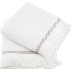 Meraki handdoek wit set van 2