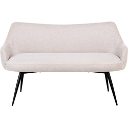 Beliani ARENDAL - Tweezitsbank-Beige-Polyester