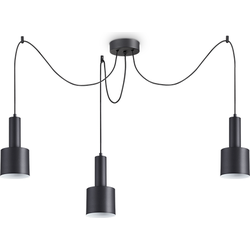 Ideal Lux - Holly - Hanglamp - Metaal - E27 - Zwart