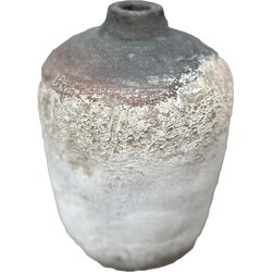 PTMD Vaas Joseph - 23x23x33 cm - Terracotta - Wit