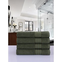 Good Morning Handdoeken 4 stuks 70 x 140 cm Groen