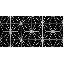 SIBEL - Laagpolig vloerkleed - Zwart - 80 x 150 cm - Viscose