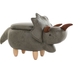 Beliani TRICERATOPS - Dierenhocker-Groen-Polyester