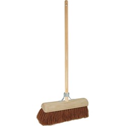 Betra Binnenbezem - FSC hout - kokos - zacht - 30 x 140 cm - Bezem