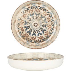 Rinart Diepbord - Aztec - Porselein - 19 cm (500cc) - set van 6