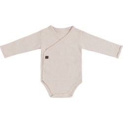 Baby's Only Rompertje lange mouw Melange - Warm Linen - 68 - 100% ecologisch katoen