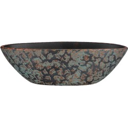 Mica Decorations clemente bloempot ovaal koper maat in cm: 48x19x15