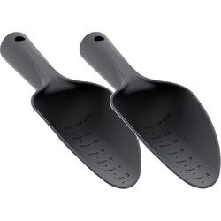 Prosperplast Tuinschepje - 2x - kunststof - 28 cm - verplantschepje - Tuinschepjes