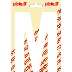 Plakletter Nobel Sticker letter M - Pickup