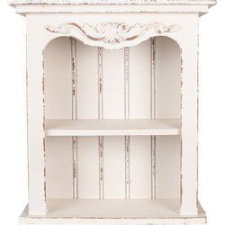 Clayre & Eef Wandrek Wit MDF