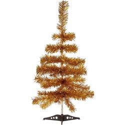 Krist+ kunst kerstboom - klein - goud - 60 cm - Kunstkerstboom