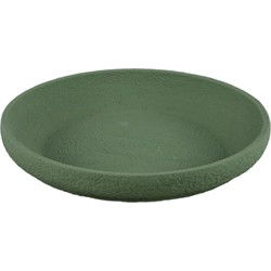 PTMD Schaal Hillie - 35x35x6 cm - Cement - Groen