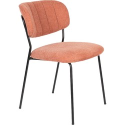 ANLI STYLE Chair Jolien Black/Pink Fr