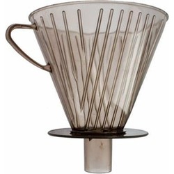 Cosy & Trendy Koffie filter - 4 tot 6 koppen - bruin - kunststof - Koffiefilters