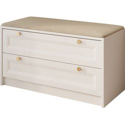Meubella - Schoenenkast Rumble - Wit - 90 cm