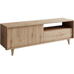 Meubella - TV-Meubel Fuzeta - Eiken - 152 cm
