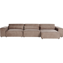 Beliani HELLNAR - Modulaire Sofa-Bruin-Polyester