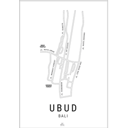 Ubud Kaart (50x70cm)