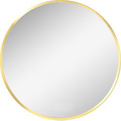 4goodz Ronde Spiegel 50 cm met Aluminium Frame  - Goud