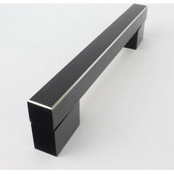 Deurgreep Dennis - zwart - 160 mm - Industrieel - Handgreep - Kastgreep - Ladegreep