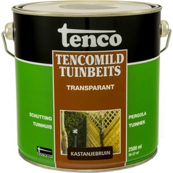 Transparant kastanjebruin 2,5l mild verf/beits - tenco