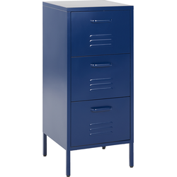 Beliani WOSTOK - Commode-Blauw-Staal