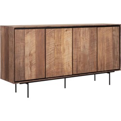 DTP Home Dresser Metropole, 4 doors,90x180x40 cm, recycled teakwood