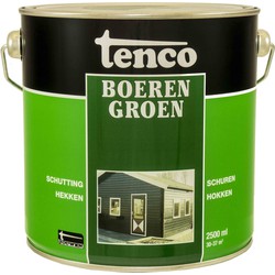 Bauerngrün 2,5l Farbe/Lasur - tenco