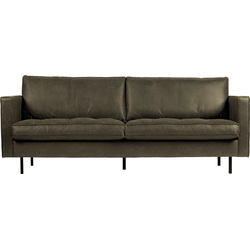 BePureHome Rodeo Classic 2,5-Zitsbank - Eco-leder - Army - 83x230x88