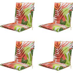 Madison -  Stapelstoelkussen Iven terra - Ca. 97x49 cm - Set van 4