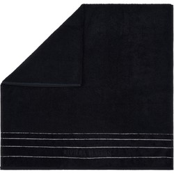 Riviera Maison Handdoeken 70x140 - RM Elegant Towel - Zwart - 1 Stuks